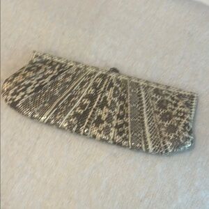 Chic Animal Print Clutch